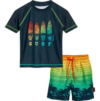 Chlapecké plavky Playshoes Dunkelblau/ Bunt 476884 158