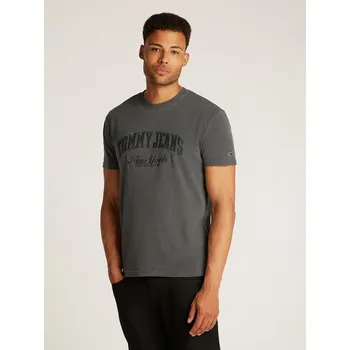 Pánské oblečení Tričko TOMMY JEANS Anthrazit 7652323 XXL