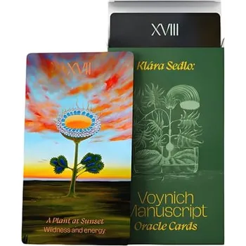 Orákulum podle Voynichova rukopisu - Klára Sedlo (28 karet, 1. vydání, podepsáno autorkou)