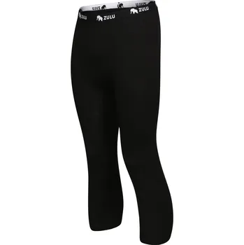 Pánské termo spodní prádlo Pánské 3/4 spodky Zulu Merino 160 Velikost: XL / Barva: černá