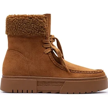 Dámské kozačky Boty Foreverfolie Camel 3473756 40