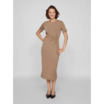 Dámské šaty Šaty Vila Hellbraun 243901 XS