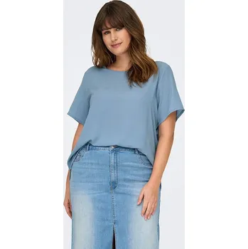 Dámské tričko ONLY Carmakoma Hellblau 733686 42