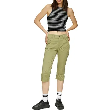 Dámské kalhoty QS by S. Oliver Khaki 242632 42