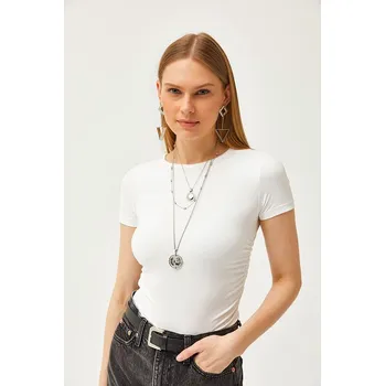 Dámské tričko Tričko trendyol Weiß 7690137 M