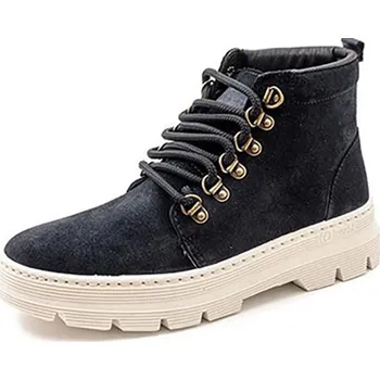 Dámské kozačky Boty natural world Schwarz 6125045 40