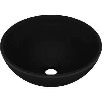 Umyvadlo Umyvadlo na desku asymetrické VidaXL Bathroom 32,5 cm černé