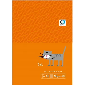 Sešit Sešit s mřížkou sešit pro děti poznámkový blok barevné sešity školní sešit pro Black&Blue 50 listů