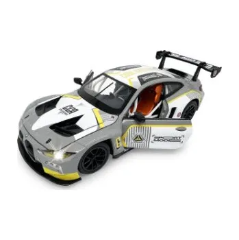 autíčko BMW M4 GT3 Diecast 1:24 grau inkl. Knopfzellen (DE)