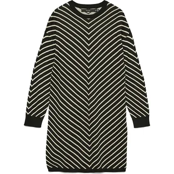 Dámské šaty Šaty Vero Moda Schwarz/ Creme 4465148 S