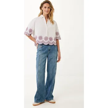 Dámské tričko Mexx Weiß/ Lila 4542042 36