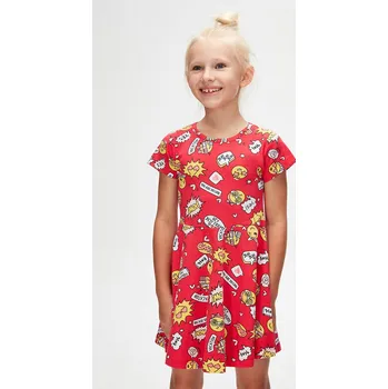 Dívčí šaty lovetti Rot/ Bunt 7797482 116