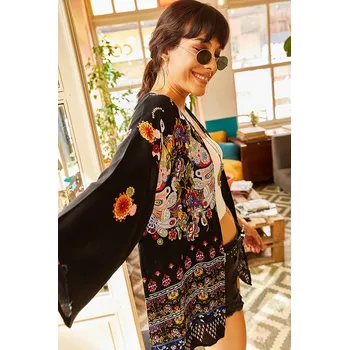 Dámská vesta Bunda Olalook Schwarz/ Bunt 4027986 M