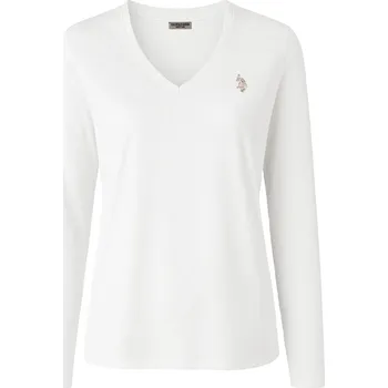 Dámské tričko U.S. Polo Assn. Weiß 7644943 XL