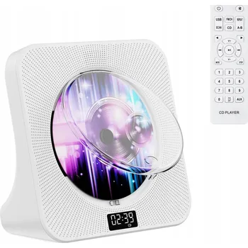 CD přehrávač CD PŘEHRÁVAČ BLUETOOTH 5.0 JACK 3.5MM AUX USB FM RÁDIO KOMPAKTNÍ