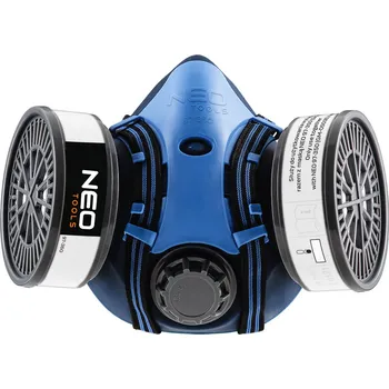 Pracovní rukavice NEO TOOLS Silikonová polomaska + 2x filtr P3