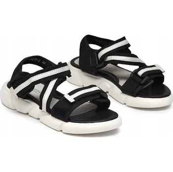 Dívčí sandály Royalfashion Dětské sandály textilní bílé velikost 33