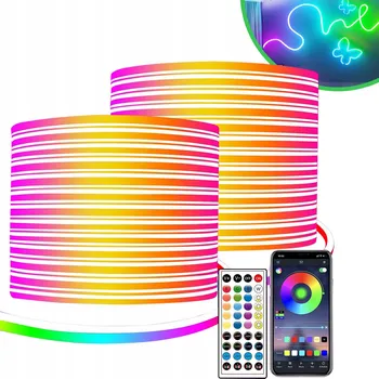 LED páska NEON LED pásek 10m ovládaný telefonem IP65 60LED/M