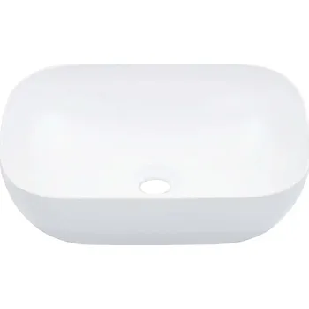 Umyvadlo na desku obdélníkové VidaXL Reiko 60 cm bílé