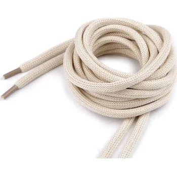 Tkaničky do bot Tkaničky do bot, tenisek, mikin délka 100 a 130 cm, malé, 1 (130 cm) režná světlá