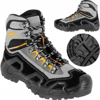 Pracovní obuv Buty trekkingowe męskie Specto vysoké kožené velikost 40 vícebarevné