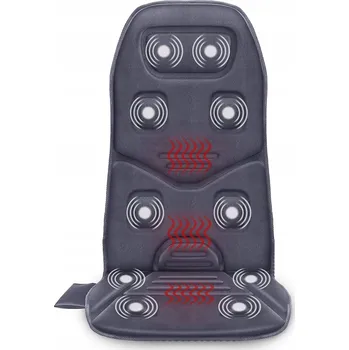 Masážní přístroj NÁVLEK MASÁŽNÍ PŘÍSTROJ VIBRAČNÍ KŘESLO VYHŘÍVÁNÍ DÁLKOVÉ OVLÁDÁNÍ MASÁŽ ZAD HÝŽDÍ