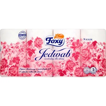 Toaletní papír Toaletní papír vonný Foxy Hedvábí 8 rolí