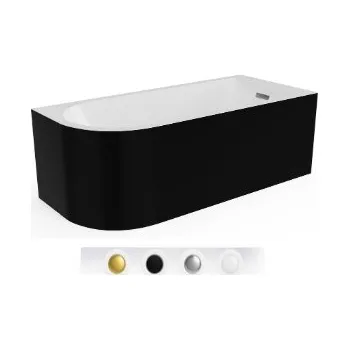 Vana Akrylátová rohová vana Braider Restia, boční odtok, 180 x 75 cm