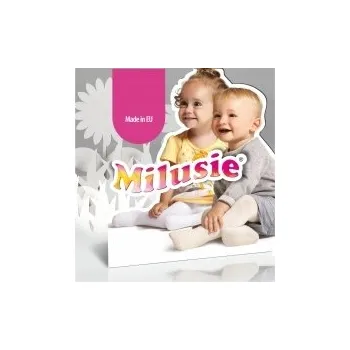 Bavlna Punčocháče Milusie B1211, šedé, vel 56 56-62