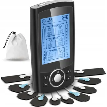 ELEKTROSTYMULATOR MIĘŚNI I NERWÓW TENS EMS MASÁŽ STIMULACE ELEKTROLÉČBA