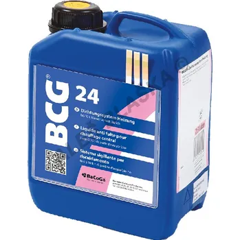 BCG - BaCoGa - Německo | BCG 24 - chemický těsnící přípravek pro topné systémy (na topení, do radiátorů) - tekuté těsnění - 2,5 litru BCG 24