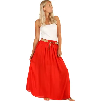 Dámská sukně TopMode Dámská romantická maxi sukně s kapsami 397877