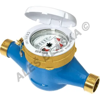 vodoměr B-METERS - Itálie | B-METERS GMDM-I/SV domovní vodoměr suchoběžný na studenou vodu (studená voda) - 1" SV 260mm GMDM-I/SV