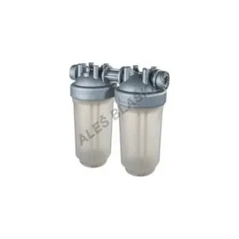 Filtrace vody ATLAS FILTRI - Itálie | antibakteriální filtr DP BIG 10" SENIOR SANIC DUO (filtr na vodu, vodní filtrace) - 1" filtr DP BIG SENIOR 10" SANIC DUO