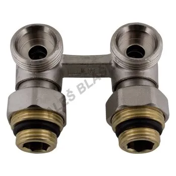 Ventil Uzavírací ventil (šroubení) rohový VK eurokonus (H-kus) k radiátoru - 3/4"EK x 1/2" 412
