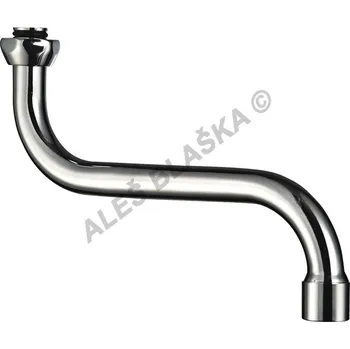 Ramínko k vodovodní baterii kulaté "S" 3/4" výtokové - 30cm 300