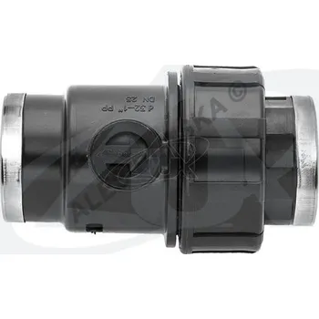Fitinka UNIDELTA S.p.A. - Itálie | PE (PP-S) spojka zpětná klapka pro polyetylénové trubky (polyš)(svěrný plastový) - 1/2" UNI1077