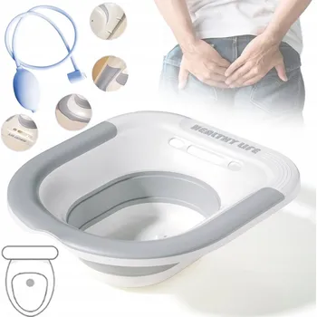 WC sedátko Bidetová sprška na WC sedátko - bidetová nástavba na toaletu, skládací, lehká