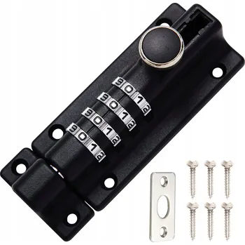 Dveřní kování Mechanický Zámek Zásuvný Závora Dveřní Šifra Kód Univerzální