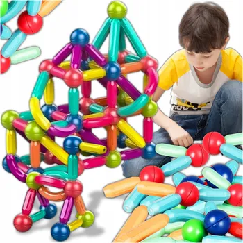 ostatní stavebnice Stavebnice stavební kostky, vzdělávací tyčinky stick block 120 dílků