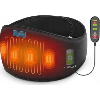 Masážní přístroj MASÁŽNÍ PŘÍSTROJ NA ZÁDA A BŘICHO S OVLADAČEM, VYHŘÍVÁNÍM, VIBRACEMI, BEZDRÁTOVÝ SHIATSU