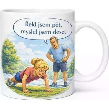 Hrnek s potiskem 330 ml Říkal jsem pět CZ