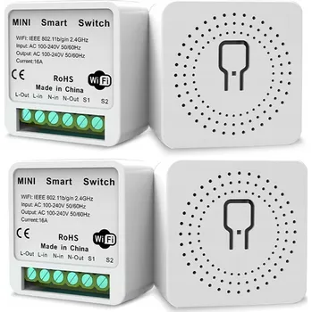vypínač PODOMÍTKOVÉ RELÉ BEZDRÁTOVÝ SPÍNAČ WiFi Modul TUYA SMART 16A 4X