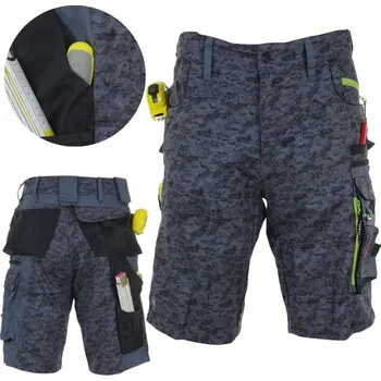 Pracovní obuv Pracovní kalhoty Engelbert Strauss šedé, krátké s kapsami, velikost vel.