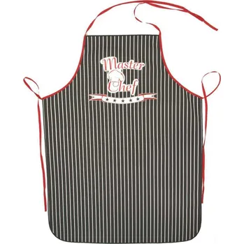 Kuchyňská zástěra Forbyt Zástěra kuchyňská Master Chef černý