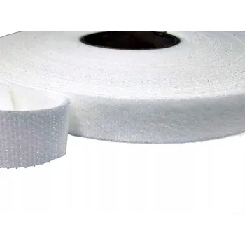 kabelová chránička ORGANIZÉR NA KABELY SUCHÝ ZIP PÁSKA NA KABELY 20 mm 25 m bílá