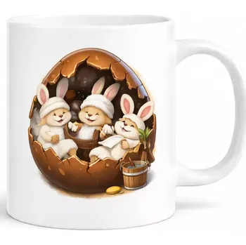 Hrnek s potiskem 330 ml zajíčková pohoda CZ