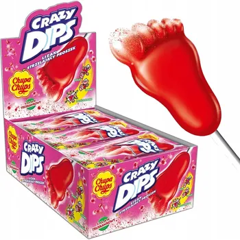 Bonbon Lízátko Chupa Chups Melody Pops Strawberry Jahodová Hrající Píšťalka 1 Ks
