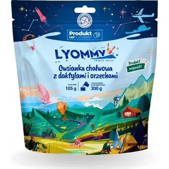 Ovesná Kaše chalvová s datlemi a ořechy 300g Lyommy lyofilizované