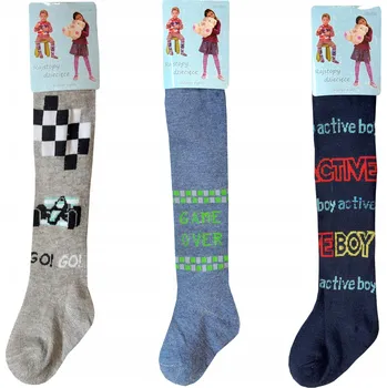 YOCLUB dětské punčocháče vícebarevné, polyester, velikost 68